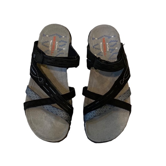 Merrell Shoes Merrell Air Cushion Memory Foam Select Grip Sz 7 Synthetic Slideson Sandals
